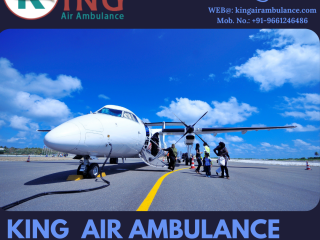 Bed to Bed Transfer Air Ambulance Service in Vijayawada by King
