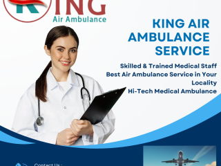 Advanced Medical Facilities Air Ambulance Service in Jabalpur by King