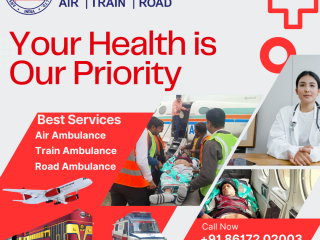 Ansh Train Ambulance Service in Patna with Well-Trained Medical Team