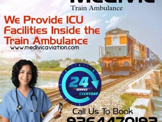 Book Top-Ranking Medivic Train Ambulance Service in Delhi for Safe Shifting