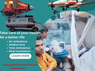 Ansh Train Ambulance Service in Mumbai  With Well-Equipped Medical Facilities