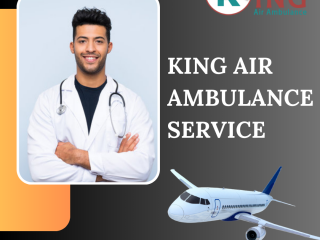 KING AIR AMBULANCE SERVICE IN JAIPUR  ADVANCE LIFE SUPPORT