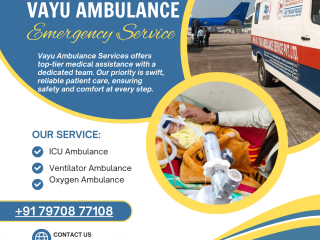 Vayu Road Ambulance Services in Danapur - Well-Skilled Medical Professionals