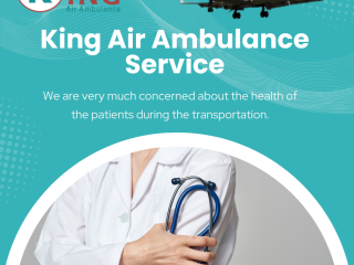 Air Ambulance Service in Dibrugarh BY King- Complete Medical Transfer