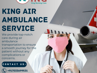 Air Ambulance Service in Jamshedpur by King- Bed-to-Bed Secure Patient Transfers