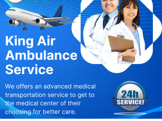 Air Ambulance Service in Delhi by King- Well-Situated