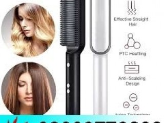 Straight Comb Temperature Control Hair Straightener in Sargodha- 03003778222