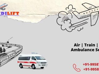 Available Upper-Grade of ICU Train Ambulance in Kolkata at Low Cost