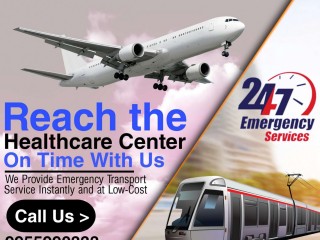 Panchmukhi Air and Train Ambulance Services in Vellore with a High-tech CCU facility