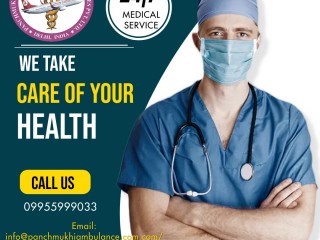 Panchmukhi Road Ambulance Services in New Friends colony, Delhi with Emergency Service