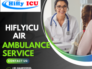 High-class Air Ambulance Service in Indore by Hiflyicu