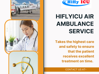 Air Ambulance Service in Port Blair by Hiflyicu- Quick Response Air Ambulance