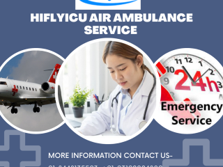Air Ambulance Service in Jammu by Hiflyicu- Trouble-Free Medical Transport Service