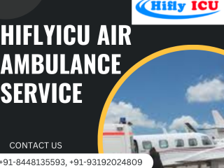 Vital Lifeline Air Ambulance Service in Jamshedpur by Hiflyicu
