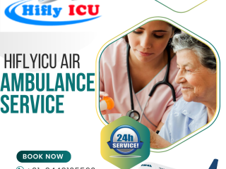 Life Support Air Ambulance Service in Bangalore by Hiflyicu