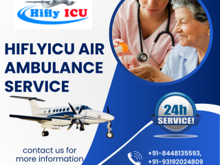 Air Ambulance Service in Shilong by Hiflyicu- End-to-End Services Available