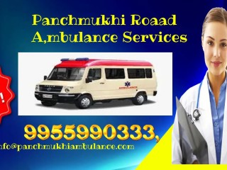Panchmukhi Road Ambulance Services in Ansari Nagar: AIIMS, Delhi with 24/7 hrs Services