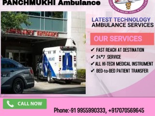 Panchmukhi Road Ambulance Services in Ghaziabad, Delhi NCR with Quick Response