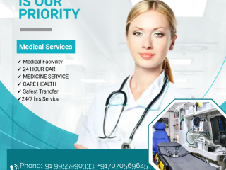 Panchmukhi Road Ambulance Services in Green Park, Delhi with Medical Services