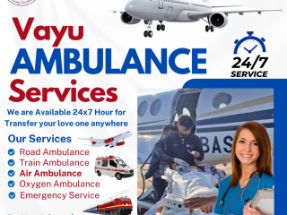 Vayu Air Ambulance Services in Patna: The Best Evacuation Trip Solution