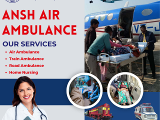 Ansh Air Ambulance Service in Mumbai - Top Level Of Caring for Patient