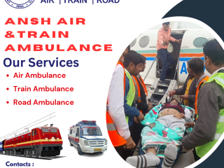 Serious Patient Transfer With The Best Medical Care - Ansh Air Ambulance Service in Ranchi