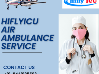 PROMPT MEDICAL AID Air Ambulance Service in Indore by Hiflyicu