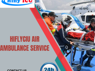 RAPID AIR AMBULANCE SERVICE IN KOLKATA BY HIFLYICU