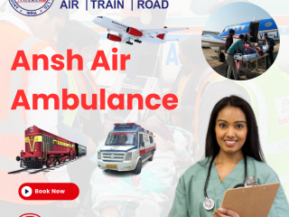 Ansh Air Ambulance Services in Kolkata - All Medical Features Are Available
