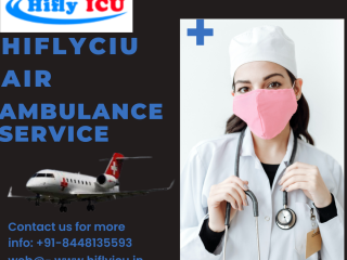 SPECIALIZED CARE AIR AMBULANCE SERVICE IN VARANASI BY HIFLYICU