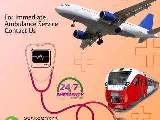High-tech Ventilator Setup with Panchmukhi Air and Train Ambulance Service in Jamshedpur