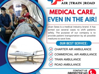 Advanced Jivan Sewa Air and Train Ambulance Service in Itanagar Is Available