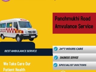 Panchmukhi Road Ambulance Services in Kamla Nagar, Delhi with Medical Features