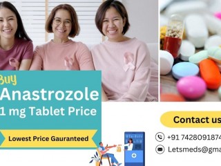Buy Anastrozole 1 mg Tablets Online in the Philippines | Anazol 1 mg Anastrozole Price from LetsMeds
