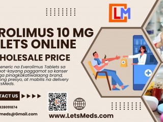 Buy Everolimus 10mg Tablet Price Online in metro manila Philippines: Affordable Prices at LetsMeds
