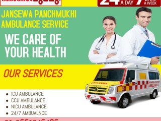 Jansewa Panchmukhi Ambulance Service in Nehru Place with Well Furnished ICU Setup