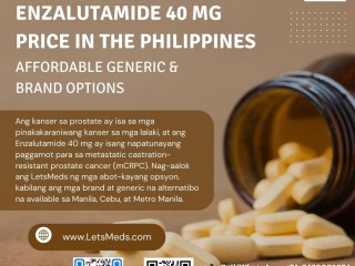 Bumili Enzalutamide Price in Philippines At LetsMeds | Enzalutamide 40 mg Manila Philippines