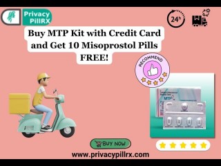 Buy MTP Kit with Credit Card and Get 10 Misoprostol Pills FREE!