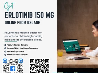 Buy Affordable Erlotinib 150 mg Online from RxLane
