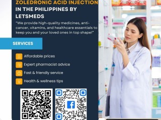 Buy Affordable Zoledronic Acid Injection in the Philippines by LetsMeds