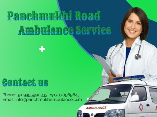 Panchmukhi Road Ambulance Services in Nangdi, Delhi with Well-Equipped
