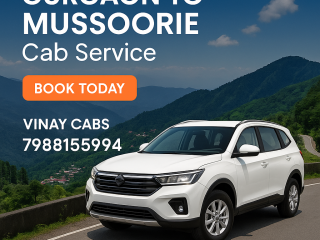 Gurgaon to Mussoorie Cab Service  VinayCab | Call @ 7988155994