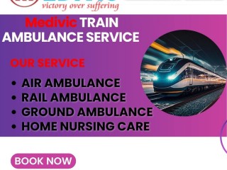 Medivic Train Ambulance in Lucknow Provide excellent in Emergency Medical Services