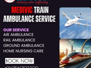 Select Experience Unmatched Care with Medivic Train Ambulance Service in Jamshedpur
