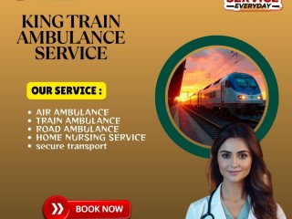 Choose hassle-free King Train Ambulance Service in Patna for safe transportation of your patient