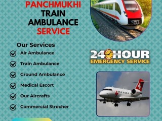 Hire Panchmukhi Train Ambulance Service in Mumbai to Reliable, Secure and Acute Transfer Patient