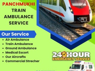 Pick Panchmukhi Train Ambulance Service in Patna with Hassle-Free Transfer Your Sick Patient