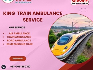 King Train Ambulance from Patna Helping Patients Reach the Source Destination Efficiently