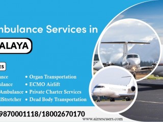 Meghalaya Air Ambulance | 24/7 Pan-India Emergency Reach
