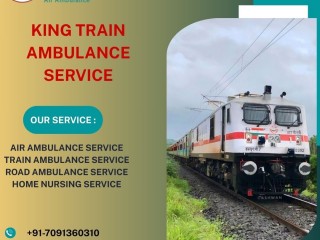 Use King Train Ambulance in Patna For Secure and Speed Patient Travel